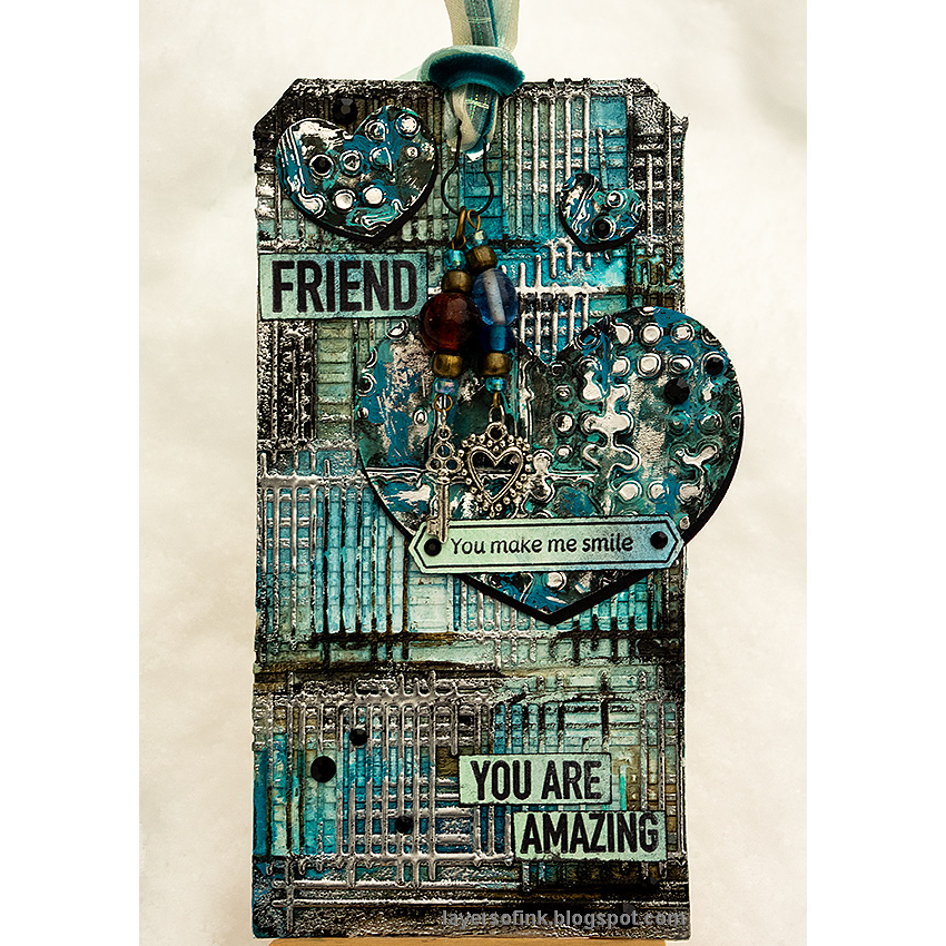 Simon Says Stamp Rounded Hearts Wafer Dies 1542sd Heart to Heart Friend Tag | color-code:ALT03