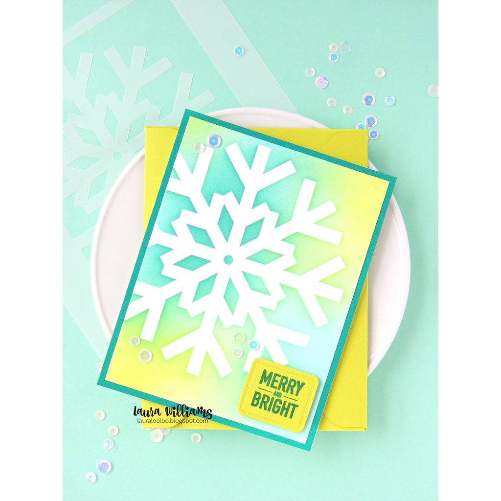 Simon Says Clear Stamps Plaque Slides Christmas 3240ssc Holiday Card | color-code:ALT01