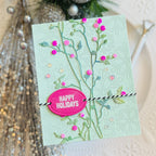 Simon Says Clear Stamps Plaque Slides Christmas 3240ssc Holiday Card