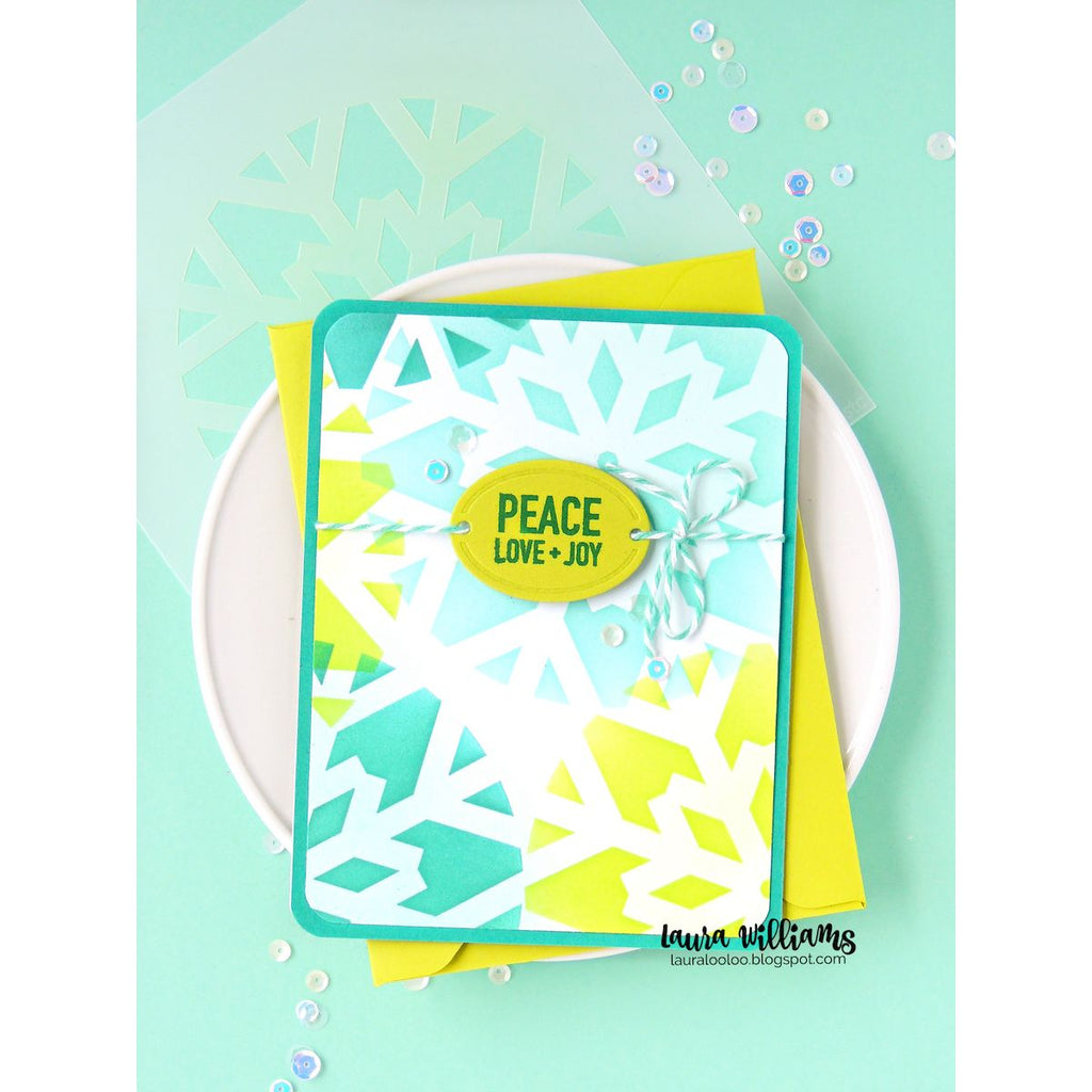 Simon Says Stamp Plaque Slides Wafer Dies 1351sdc Sugar and Spice Holiday Card | color-code:ALT01