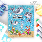 Simon Says Stamps and Dies Playful Dolphins set1004pd Friend Like You Friend Card | color-code:ALT07