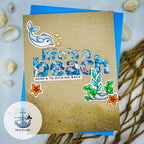 Simon Says Stamp Playful Dolphins Wafer Dies 1362sdc Friend Like You Summer Card