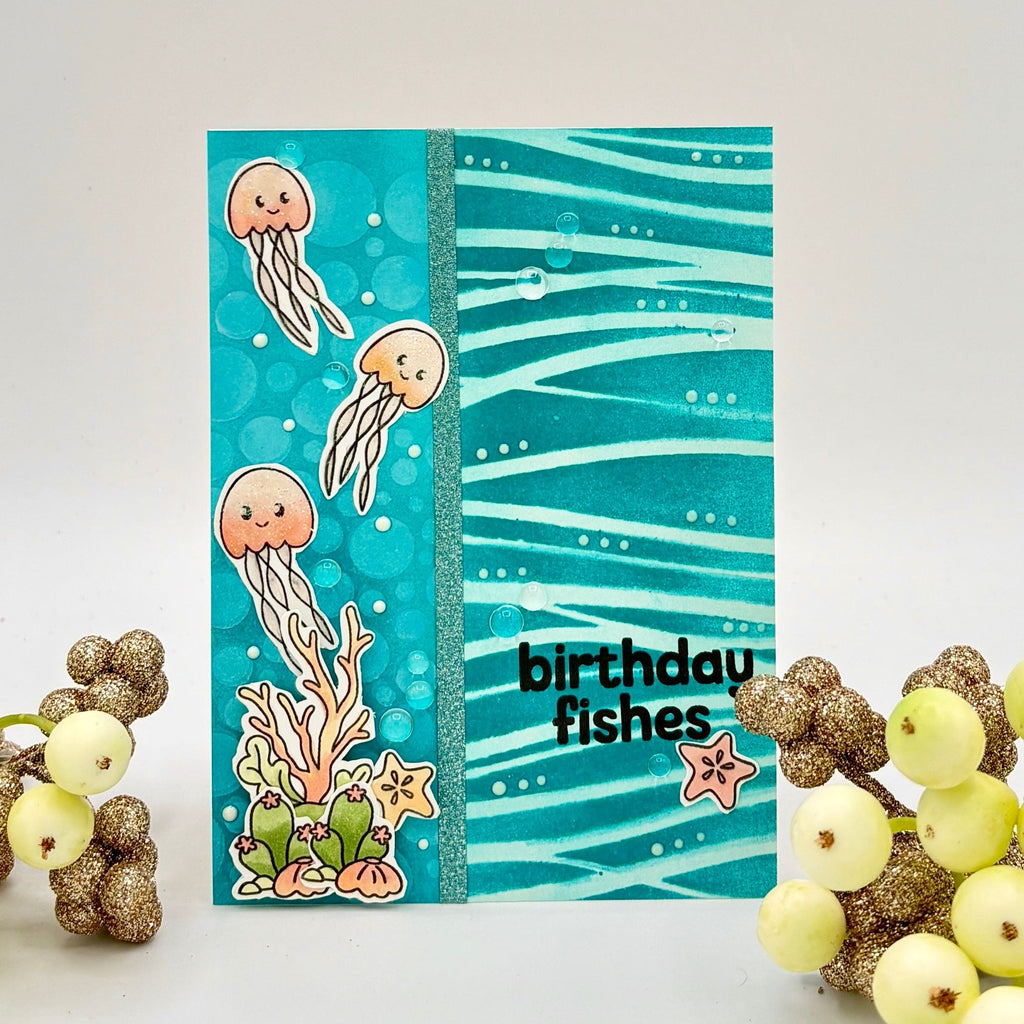 Simon Says Clear Stamps Playful Dolphins 3253ssc Friend Like You Birthday Card | color-code:ALT04