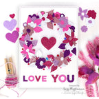 Simon Says Stamp Plentiful Petals Wafer Dies s871 Smitten Love Card | color-code:ALT04