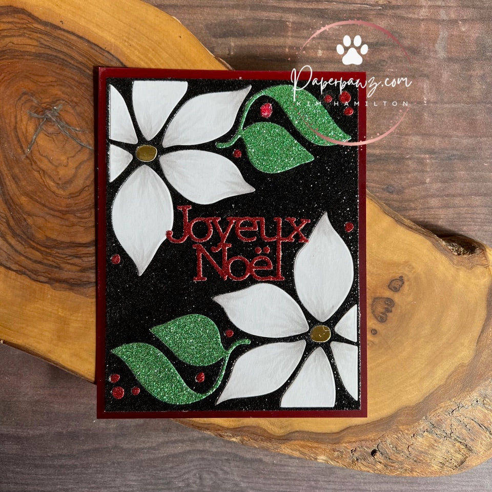 Simon Says Stamp Poinsettia Cover Wafer Die 1425md And Everything Nice Christmas Card | color-code:ALT02
