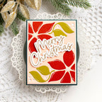 Simon Says Stamp Poinsettia Cover Wafer Die 1425md And Everything Nice Christmas Card | color-code:ALT05