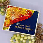 Simon Says Clear Stamp Poinsettia Swag 3140ssc Festive Fun Christmas Card | color-code:ALT01