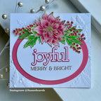 Simon Says Clear Stamp Poinsettia Swag 3140ssc Festive Fun Christmas Card | color-code:ALT02