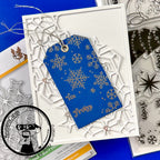 Simon Says Stamp Pointed Star Plate Wafer Dies s901 Diecember Christmas Card