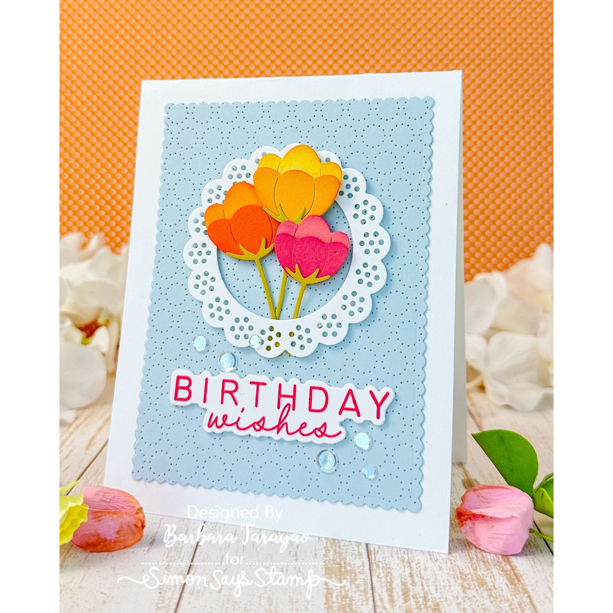 Simon Says Stamp Cheering for You Collection I Want It All Stand-Alone Wafer Dies set830sa