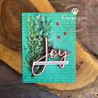 Simon Says Stamp Pointy Pine Sprigs Wafer Dies s1094 DieCember Christmas Card