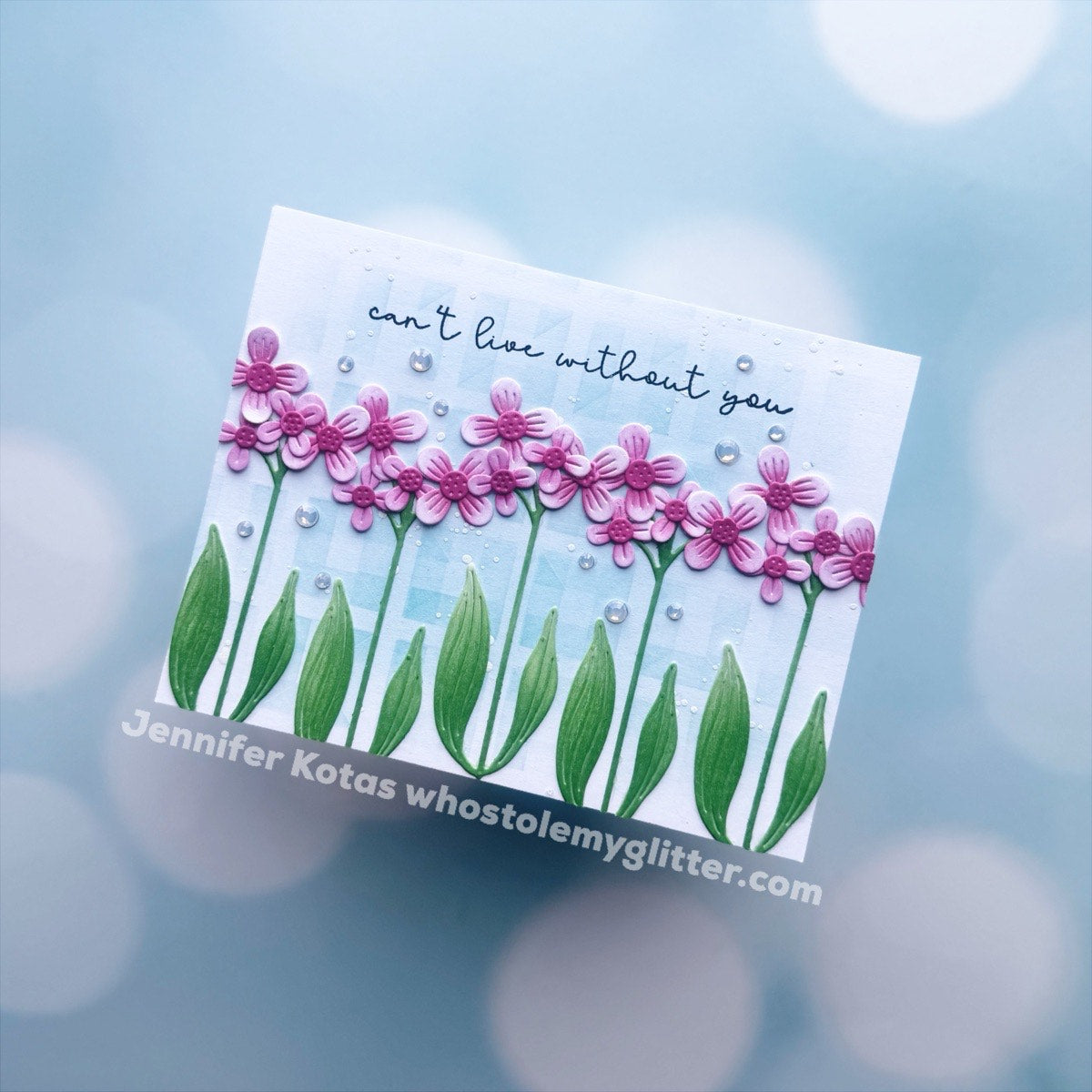 Simon Says Stamp Poised Primula Wafer Dies s992 You Are My Favorite Love You Card | color-code:ALT01