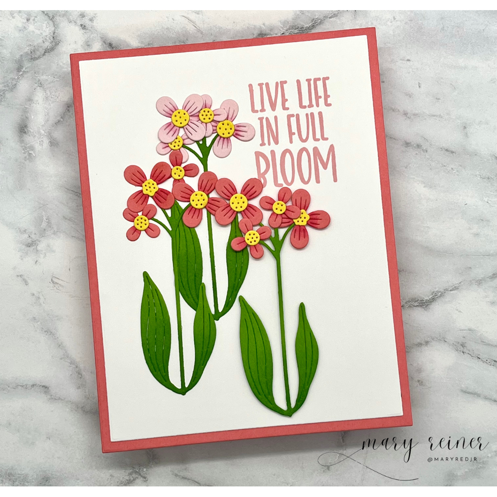 Simon Says Stamp Poised Primula Wafer Dies s992 You Are My Favorite Full Bloom Card