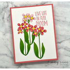Simon Says Stamp Poised Primula Wafer Dies s992 You Are My Favorite Full Bloom Card
