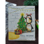 Simon Says Clear Stamps Polar Christmas 2114ssc Sweet Wishes Holiday Card