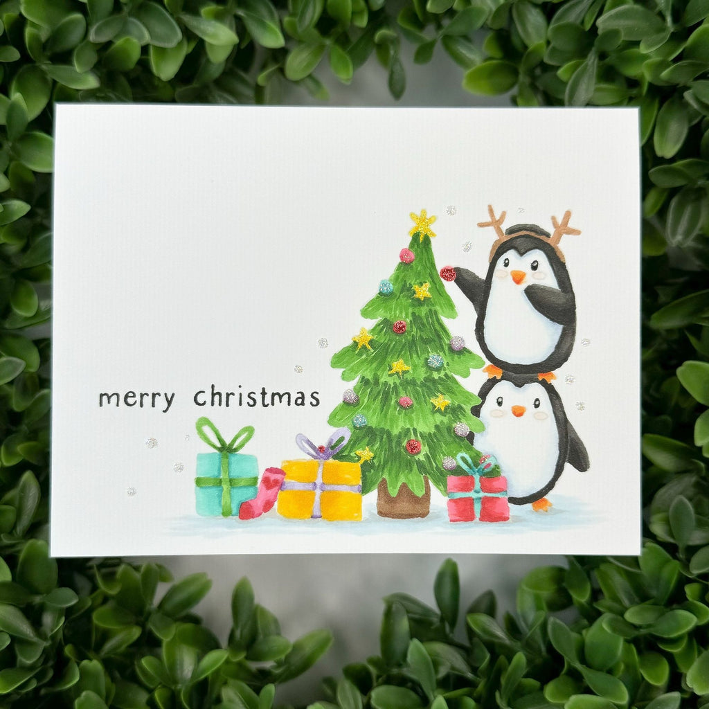 Simon Says Stamps and Dies Polar Christmas set870pc Sweet Wishes Holiday Card