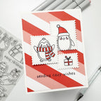 Simon Says Clear Stamps Polar Christmas 2114ssc Sweet Wishes Holiday Card