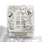 Polkadoodles All Occasion Balloon Greeting and Number Dies pd8879 husband wife