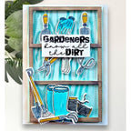 Polkadoodles All the Dirt Stamp and Die Bundle gardener