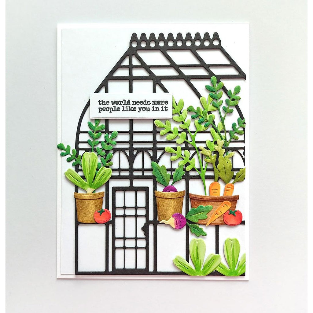 Polkadoodles Amazing Greenhouse Dies pd8956 plants