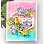 Polkadoodles Birds and Butterflies Clear Stamps pd8933 bird