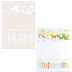 Polkadoodles Birthday Candles 6x8 Stencil pd9137 color
