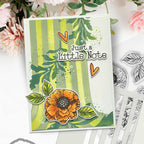 Polkadoodles Boho Nomad Stripe Emboss-Ink Layering Stencil Set pd9092 little note