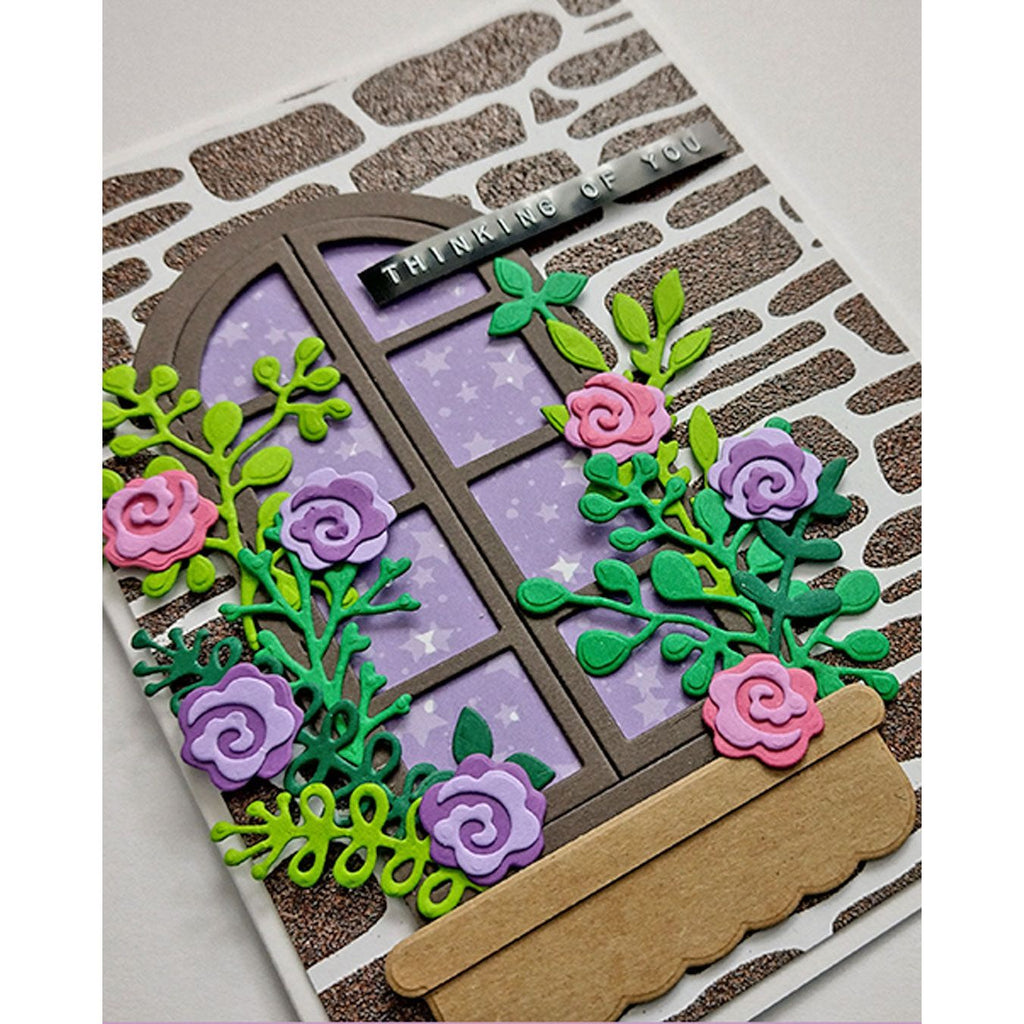 Polkadoodles Botanical Foliage Dies pd8877 thinking of you