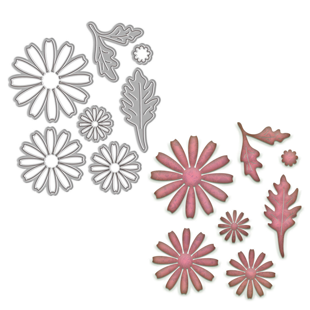 Polkadoodles Chamomile Flower Dies pd9085
