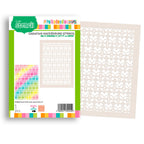 Polkadoodles Flower Trellis Circle Stencil pd8882