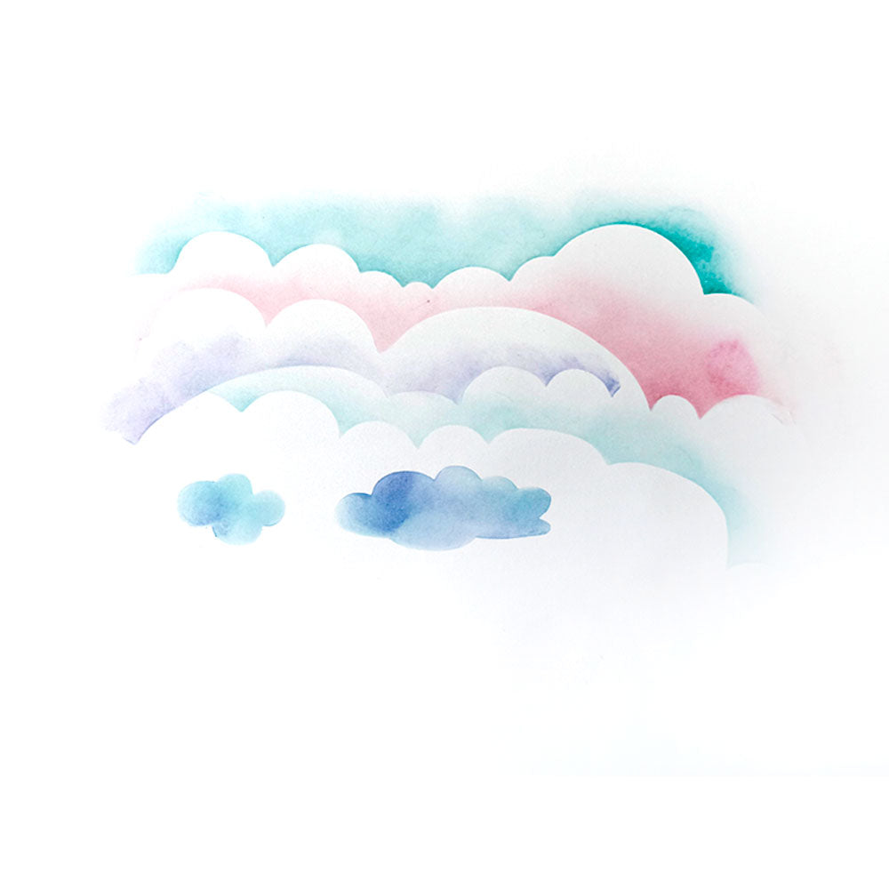 Polkadoodles Fluffy Clouds Duo Stencils pd9004 clouds