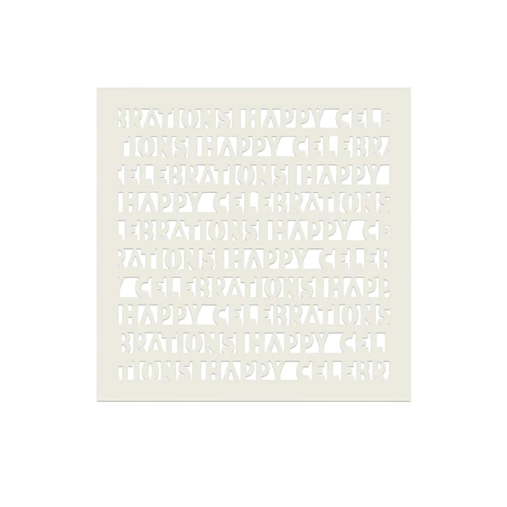 Polkadoodles Happy Celebrations Emboss-Ink Stencil pd9126