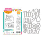 Polkadoodles Hip Hip Hooray Outline Dies pd8831