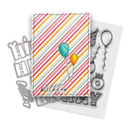 Polkadoodles Hip Hip Hooray Stamp and Die Bundle birthday