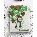 Polkadoodles Ho Ho Snowmen Christmas Holiday Clear Stamps pd9058 pinecone