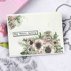 Polkadoodles Just A little Note Clear Stamps pd9116 lovely