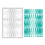 Polkadoodles Knit Texture Emboss-Ink Stencil pd9066