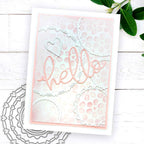 Polkadoodles Nested Heart Dies pd9084 hello