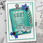 Polkadoodles OMG Birthday Outline Dies pd8833 cake to you
