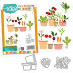 Polkadoodles Plants and Pots Dies pd8936