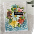 Polkadoodles Poinsettia and Dots Layering Emboss-ink Stencils pd9040 birthday