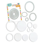 Polkadoodles Pretty Scallop Oval Nesting Dies pd9198