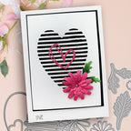 Polkadoodles Scribble Heart Dies pd9088 love