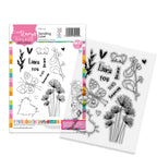 Polkadoodles Sending Love Clear Stamps pd9118