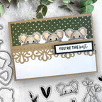 Polkadoodles Sending Love Outline Dies pd9119 you're the best