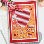 Polkadoodles Shutter Heart In Out Dies pd9081 forever