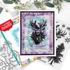 Polkadoodles Snowflake Flurry Layering Stencils pd8806 stag