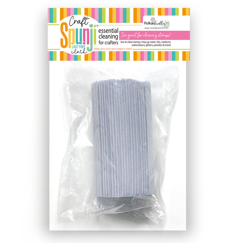 Polkadoodles Spunji Lint Free Cleaning Sponge pd8780w package