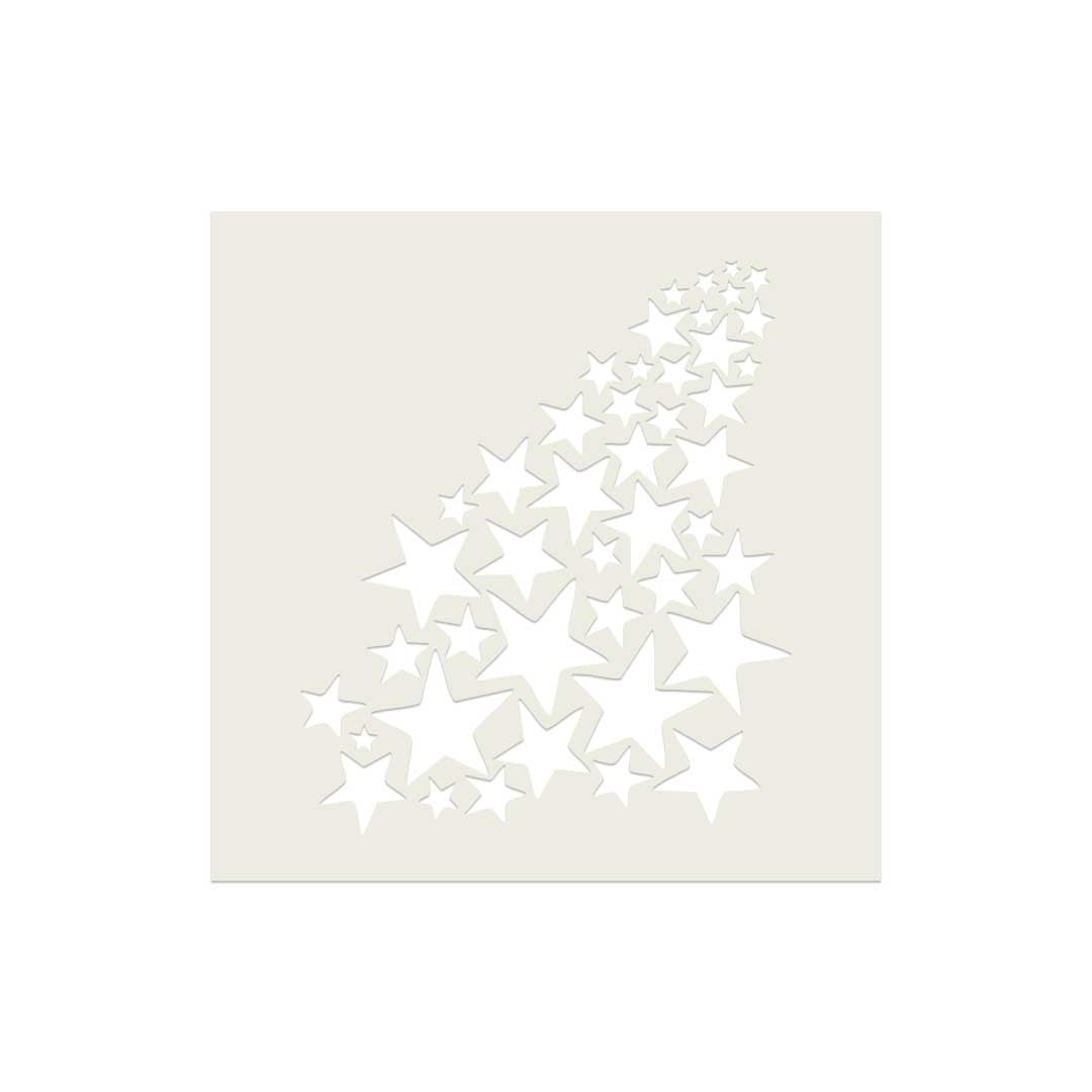 Polkadoodles Star Burst Emboss-Ink Stencil pd9124