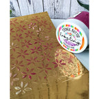 Polkadoodles Stencil Butter Frosting Sugared Pink pd8967 gold